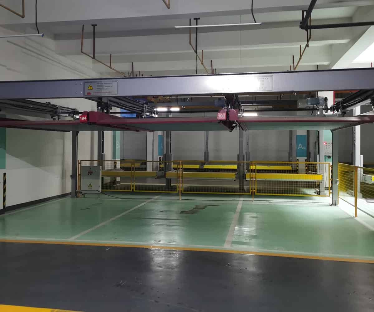 雙柱簡易升降類立體停車場